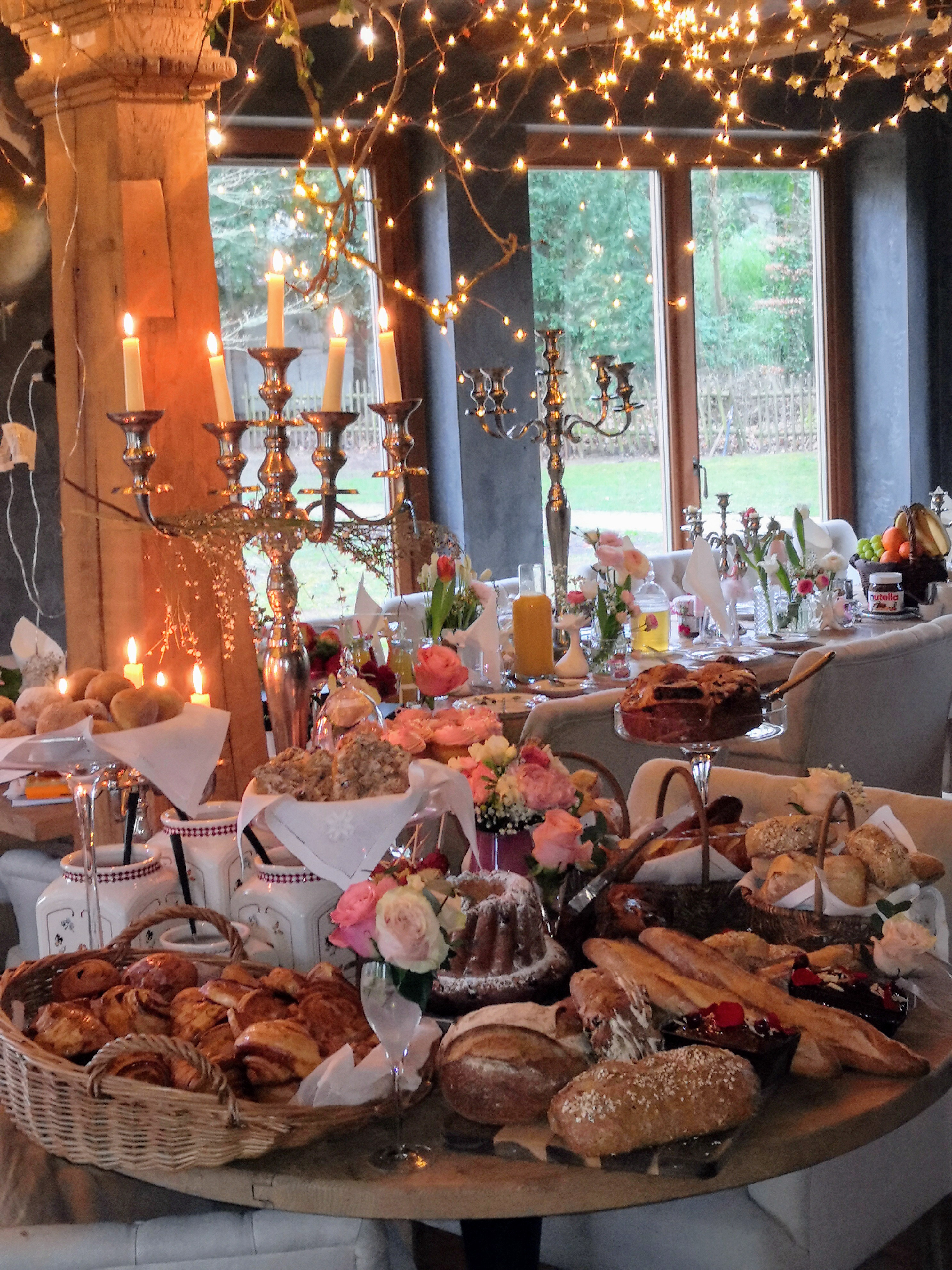 Table ronde du restaurant